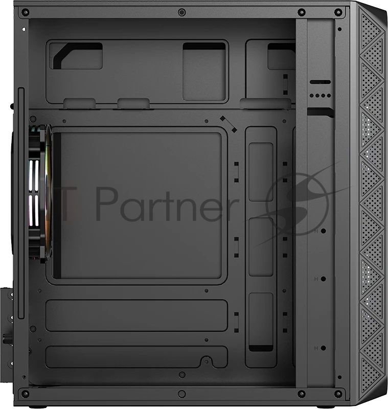 Корпус Formula Air Mesh G4 Plus AR Black, Mini-Tower, чёрный, 3 x 120 мм