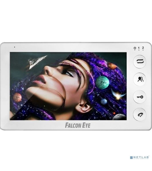 Видеодомофон Falcon Eye COSMO HD дисплей 7" TFT; механические кнопки; подключение до 2-х вызывных панелей (разрешение до 2мп); OSD меню; интерком до 4
