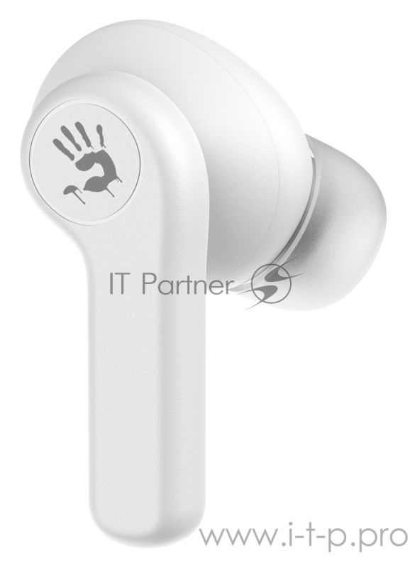 Наушники TWS A4Tech Bloody M30 белый, внутриканальные, Bluetooth, до 22 ч