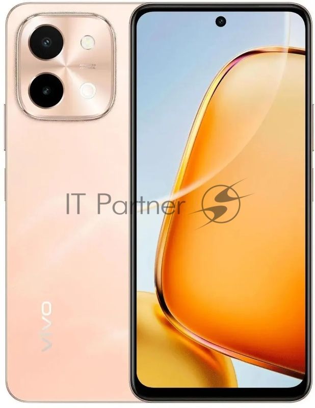 Смартфон Vivo Y28, 8/128Gb, розовое золото