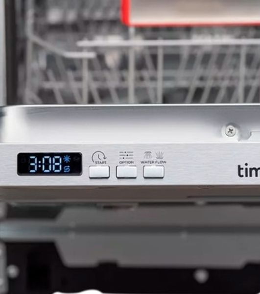 Посудомоечная машина Timberk Set&Dry T-DW45BI103 серебристый (узкая)