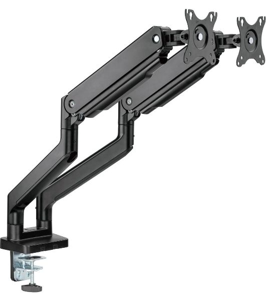 Кронштейн для мониторов Ultramounts UM731 черный 17"-35" макс.16кг крепление к столешнице поворот и наклон