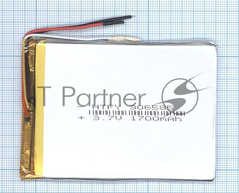 Аккумулятор Li-Pol (батарея) 3*65*85мм 3pin 3.7V/1700mAh