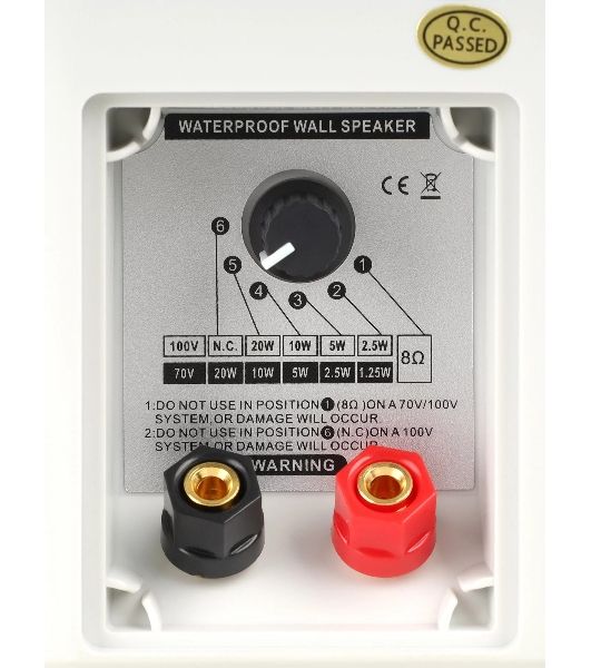 Акустическая система Intrend ITSPK-MSK4-W двухполосная, корпусная: 4"СЧ, 1"ВЧ, 2.5Вт/5Вт/10Вт/20Вт 100V/70V/8Ом, IP66. Корпус полипропилен, алюминиевый гриль. Цвет белый. Крепление в комплекте. (в упаковке 2шт, цена указана за 1шт)