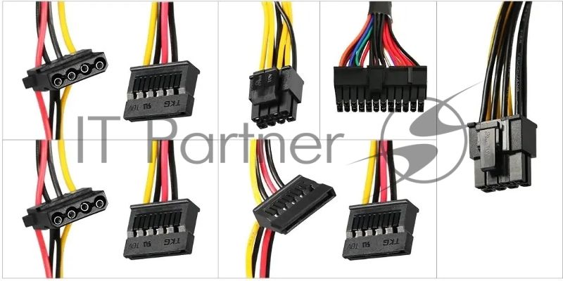 Блок питания KingPrice ATX 550W KPPSU550 (20+4pin) 120мм fan 4xSATA