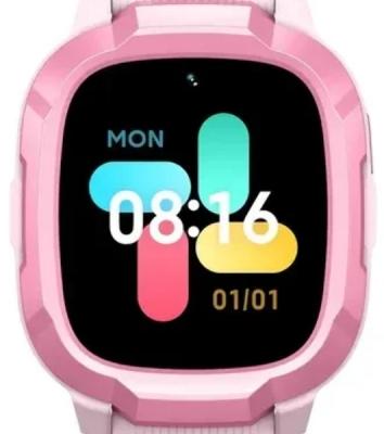 Детские умные часы Mibro Kids P6, 1.4" TFT, 4G, Bluetooth, USB Type-C, IPX7/WR20, розовый