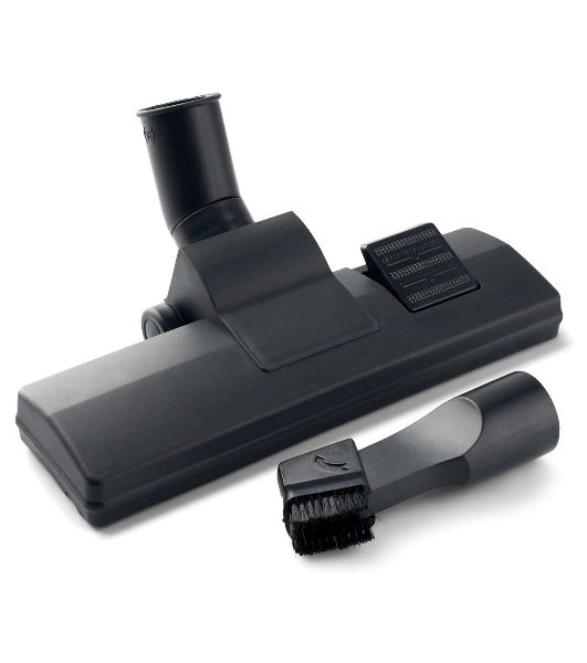 Пылесос Domfy DSC-VC505 белый/красный, 350/2000 Вт, уборка сухая, пылесборник контейнер 2.5 л