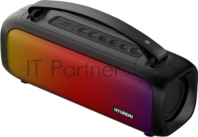 Колонка портативная Hyundai H-PS1020 черный 16W 2.0 BT 10м 1500mAh