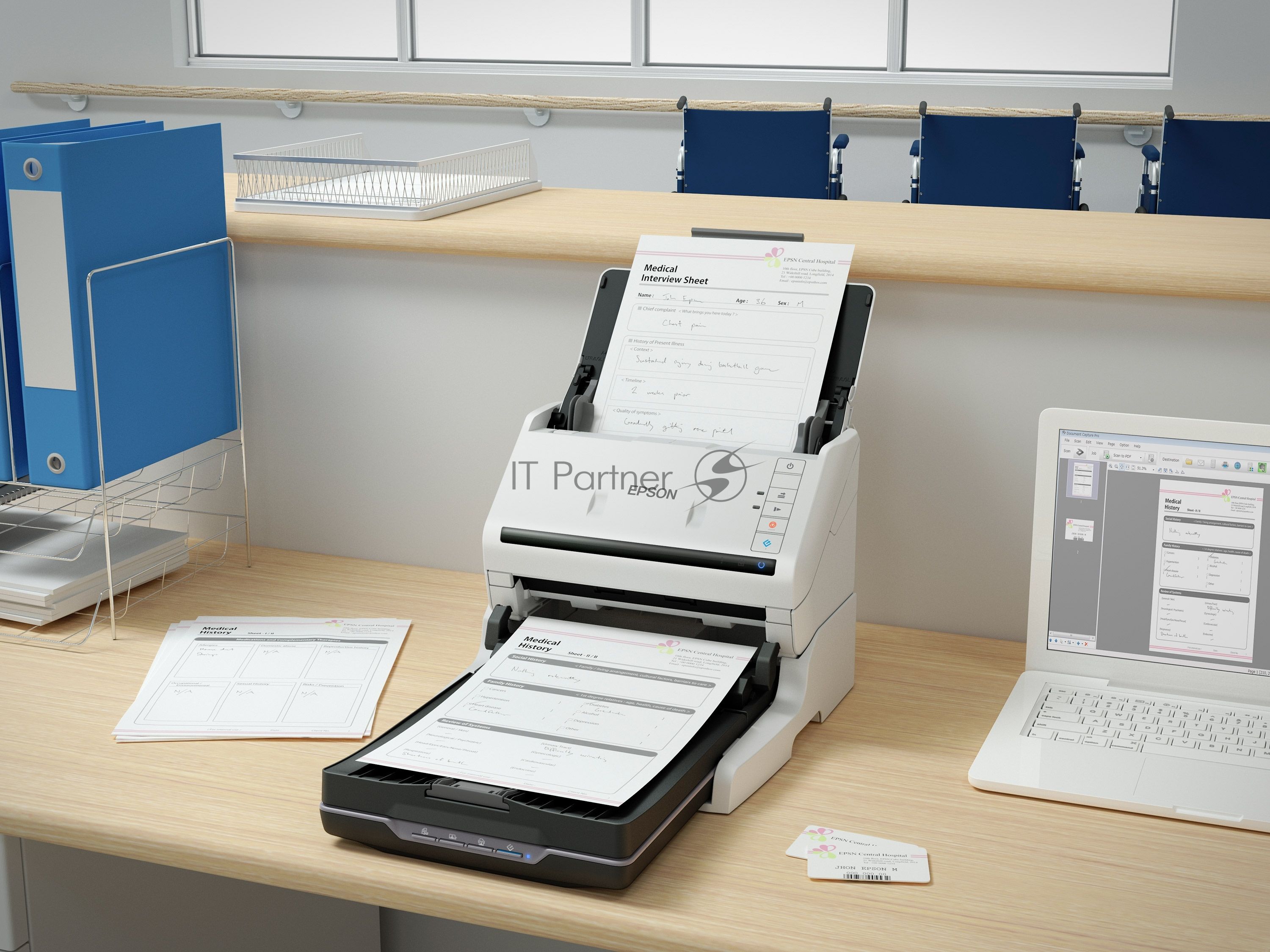Сканер Epson WorkForce DS-530II A4