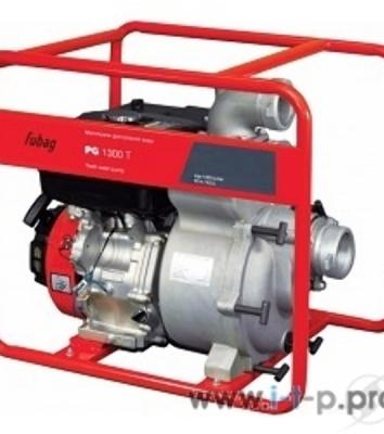 Мотопомпа FUBAG PG1300T 838247 Мотопомпа для сильнозагрязненной воды 1300 л/мин. 80 / 3 Диаметр патрубков, мм/дм 26 Напор, м 8 Глубина всасывания, м 53 Вес, кг