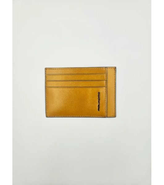 Картхолдер Piquadro Blue Square PP2762B2R/G шафрановый, натуральная кожа