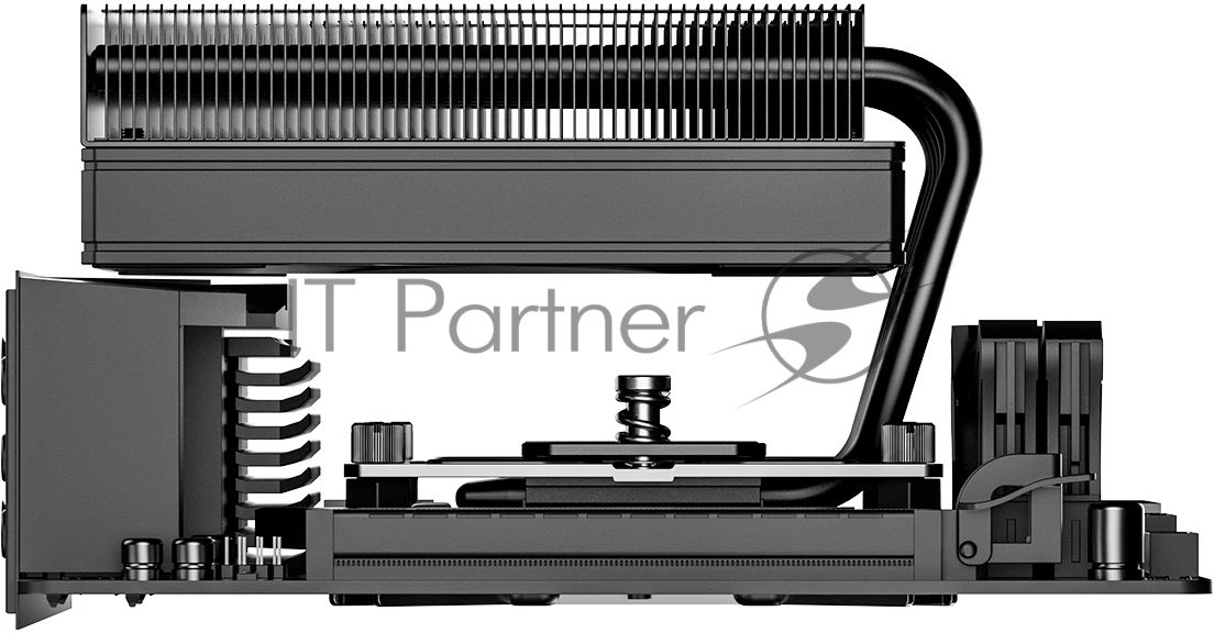 Кулер для процессора ID-Cooling IS-77 XT Black, 120 мм, алюминий/медь, 500-1850 об/мин, 33.9 дБ, 4-pin PWM, 150 Вт, высота 77 мм, без подсветки