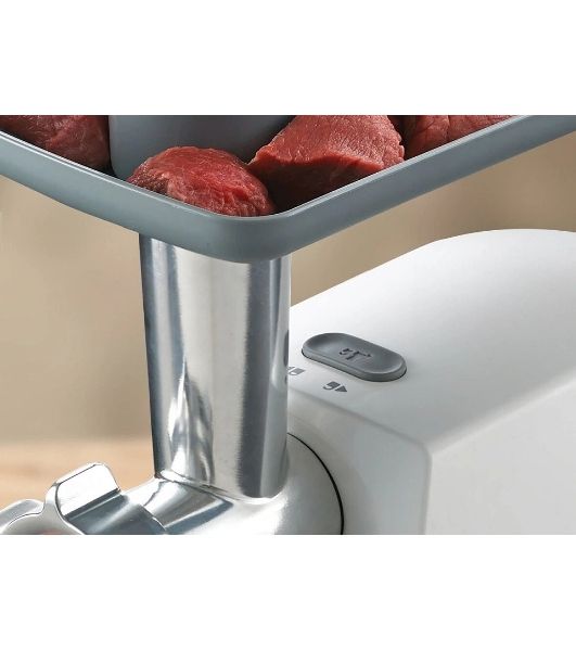 Мясорубка электрическая Kenwood MG 360 белый, 1400 Вт, 1.5 кг/мин, реверс, насадки - 5