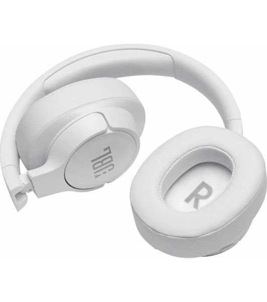 Беспроводные/проводные наушники JBL Tune 770NC белый, полноразмерные, Bluetooth + проводной, активное шумоподавление, до 70 ч