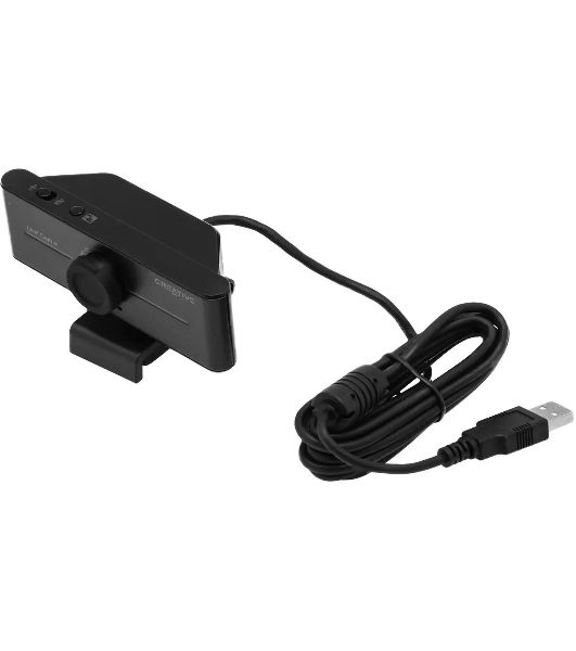 Веб-камера Creative Live! Cam 4K 3840x2160, 30 кадр/с, USB Type-A, микрофон, шторка приватности, универсальное крепление