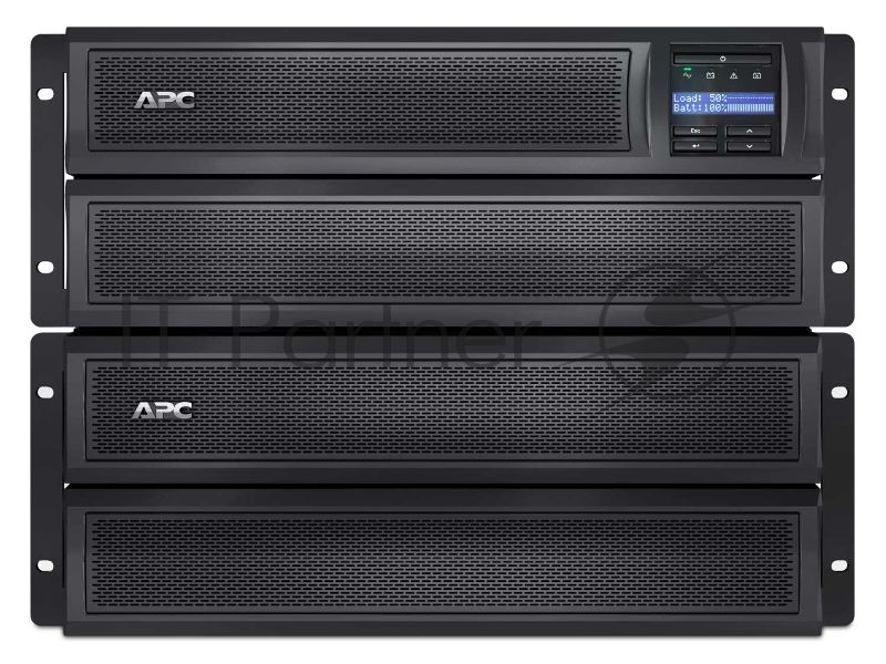 Источник бесперебойного питания APC Smart-UPS X SMX2200RMHV2U 1980Вт 2200ВА черный