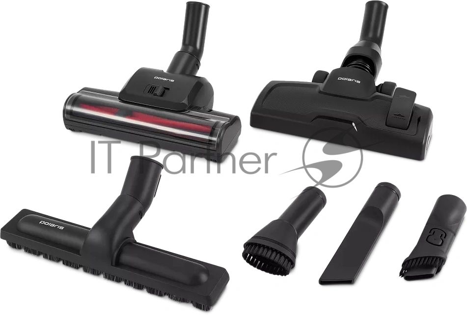Пылесос Polaris PVC 3344 черный/серый, 650/2200 Вт, уборка сухая, пылесборник контейнер/мешок 2 л