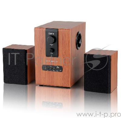 Акустическая система Dialog Progressive AP-150 BROWN 2.1, 10W+2*5W RMS, USB+SD reader