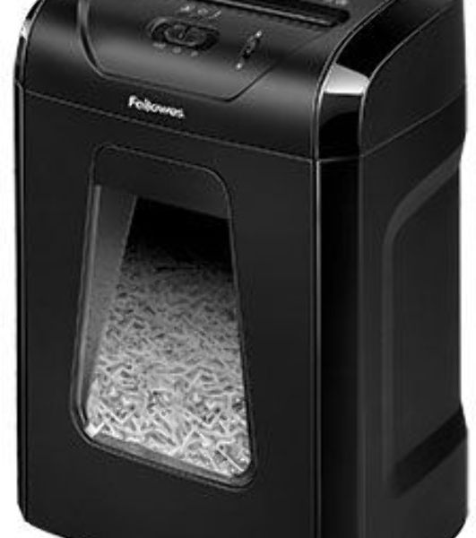 Шредер Fellowes PowerShred 12C FS-71201 DIN P-4, 4х40мм, 12лст., 18лтр.,Safety Lock