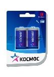Батарейка солевая Космос R14, 2xBL