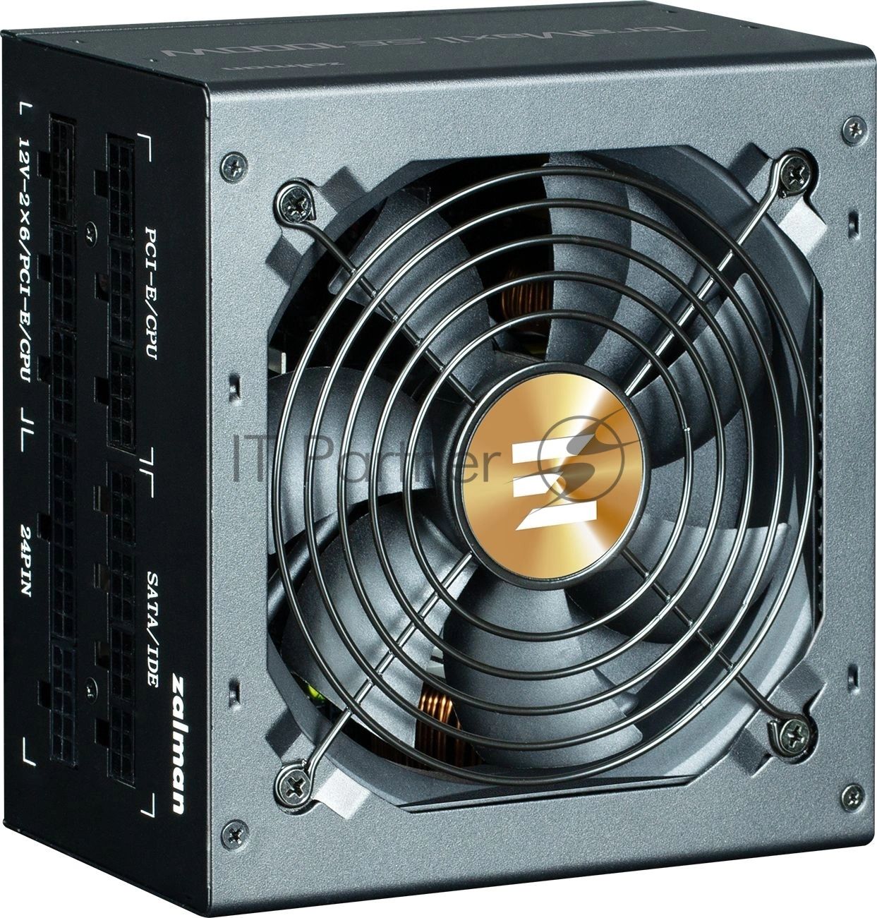 Блок питания ZALMAN TeraMax II 1000W, 1000Вт, 80+ Gold, 120мм, модульный, черный