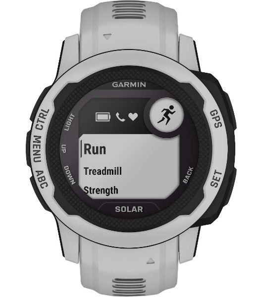 Умные часы Garmin Instinct 2S Solar Surf Edition Ericeira, 0.79" PMOLED, Wi-Fi, Bluetooth 4.2, NFC, IP68, черный / серый