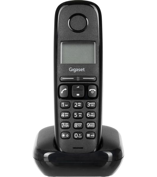 Радиотелефон Dect Gigaset A170 DUO черный (труб. в компл.:2шт) АОН