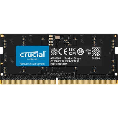Оперативная память Crucial Classic, DDR5, 16GB (1x16GB), 5600 MHz, CL46, SO-DIMM