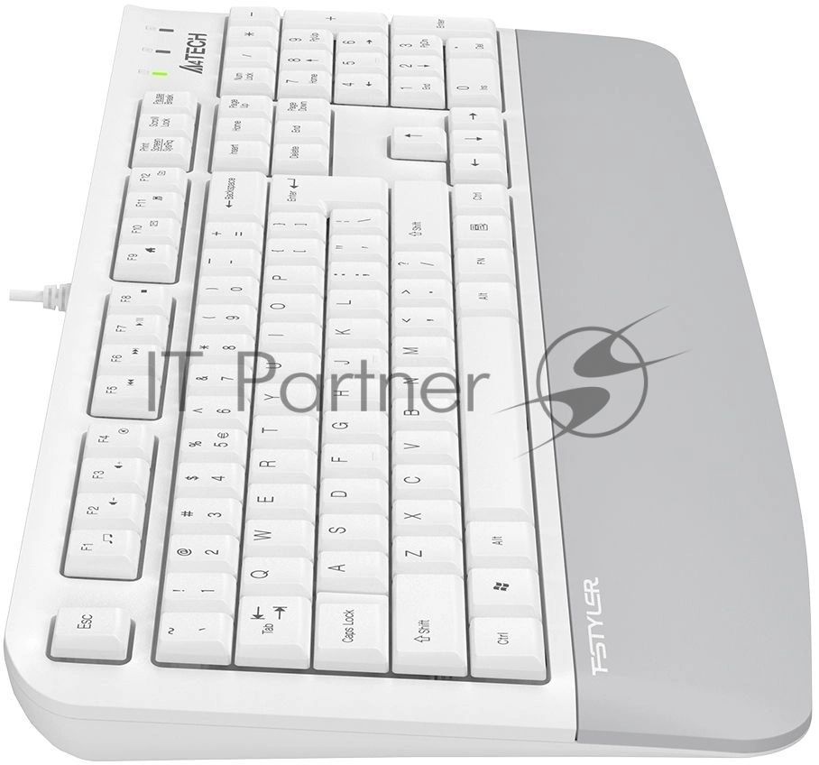 Клавиатура A4Tech Fstyler FK20 проводная, USB Type-A, белый