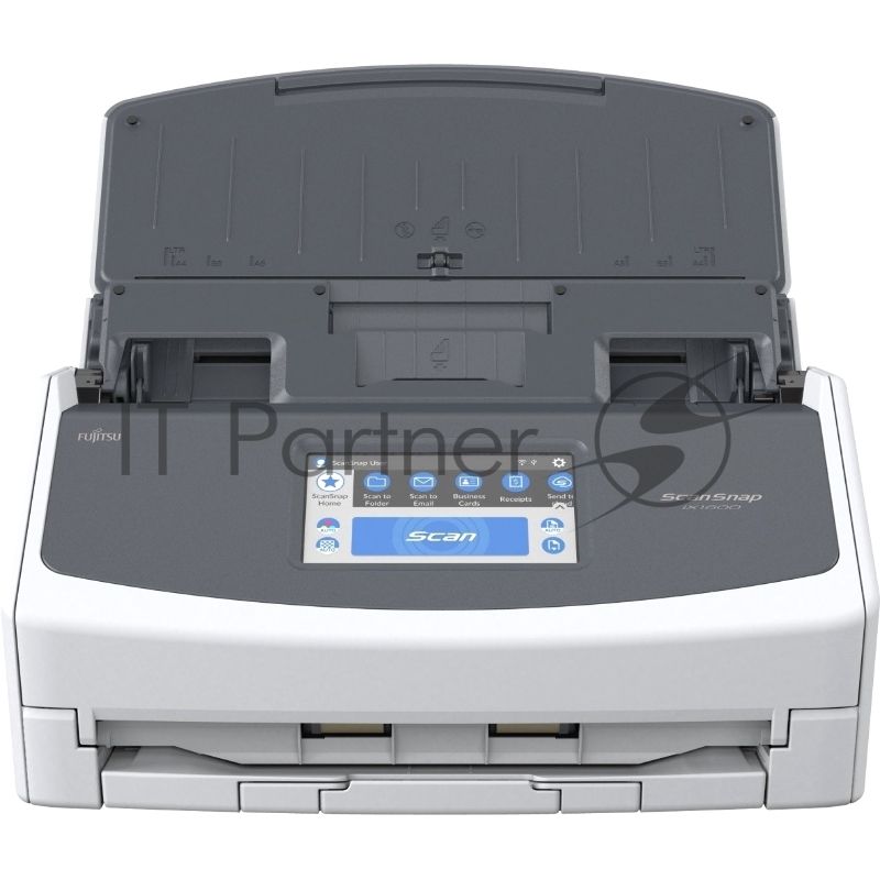 Документ сканер Fujitsu ScanSnap iX1600 А4, двухсторонний, 40 стр/мин, автопод. 50 листов, сенсорный дисплей, Wi-Fi, USB 3.2