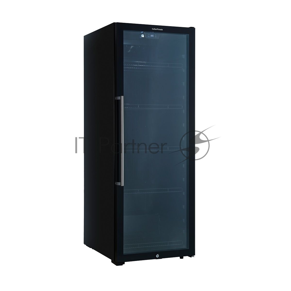 Винный шкаф CellarPrivate CP155AB чёрный, 410 л, 1 отсек, 152 бут., класс A