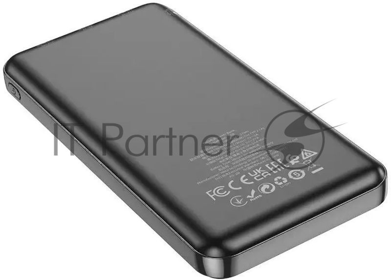 Портативный аккумулятор Hoco J100 High-ranking 10000mAh 2.1A 2xUSB-A черный