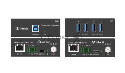 Удлинитель сигнала Infobit iTrans USB3-TR100 USB 3.0 (Tx + Rx) до 100 метров HDBaseT 3.0