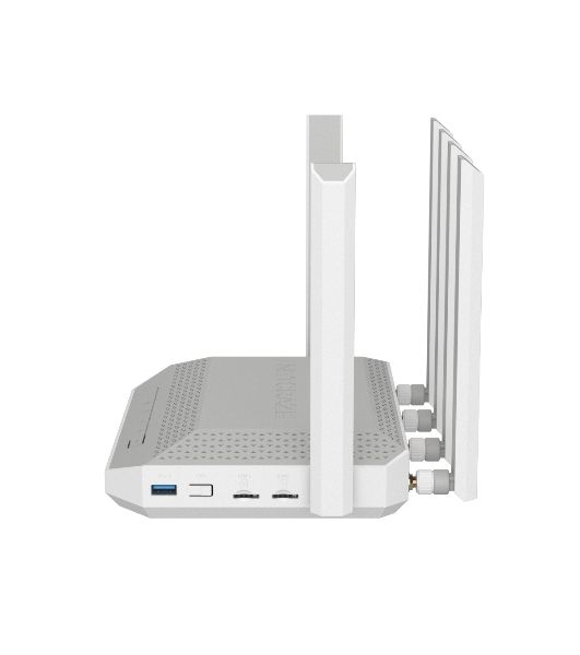 Мультигигабитный интернет-центр Netcraze Hero 5G (NC-4110) с модемом 5G, двумя слотами для SIM-карт, Mesh Wi-Fi 6 AX3000, Smart-коммутатором 1×2.5G и 4×1G, многофункциональными портами USB 3.0 и 2.0