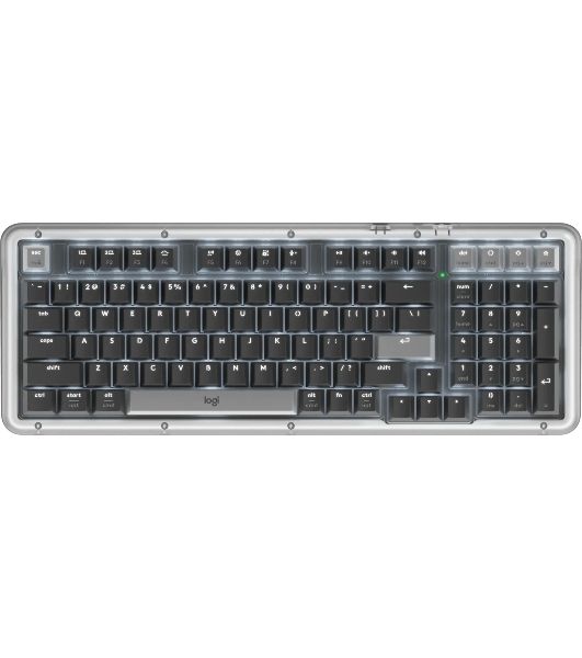 Клавиатура Logitech Alto Keys K98M беспроводная, Bluetooth, радиоканал, серый