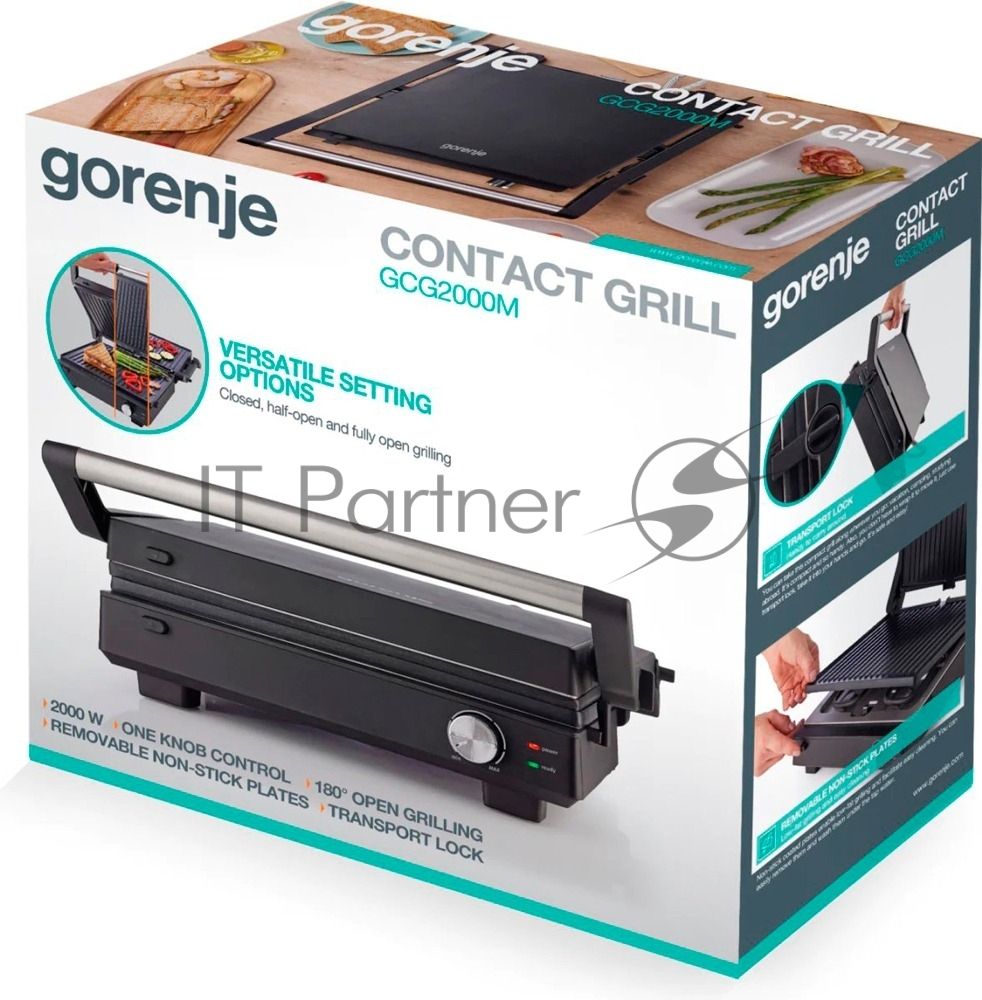 Гриль электрический BBQ Gorenje GCG2000M 744407