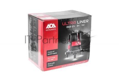 Уровень ADA ULTRALINER 360 4Vдальность20(70)м точность0.3мм/м кейс