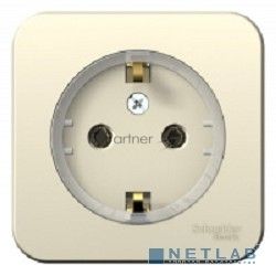 РОЗЕТКА Schneider-electric BLNRA110112 BLANCA О/У с заземлением без штор.,(КОМПАКТ) ИЗОЛ.ПЛ.16А, 250В,МОЛОЧНЫЙ
