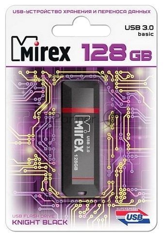 Флеш диск 128GB Mirex Knight, USB 3.0, Черный