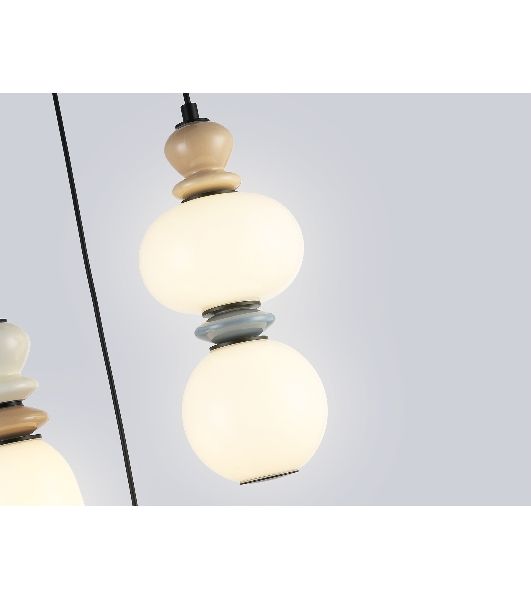 Светильник Ambrella light LH53143/3 BK/WH черный/белый 19W 3000K D330*1630