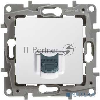 Розетка компьютерная ETIKA RJ45 кат.5 UTP, белый