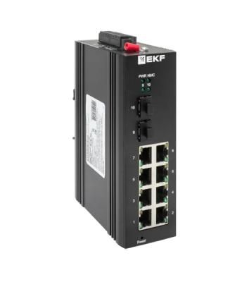 Коммутатор EKF TSX-ML2-2GX/SFP-8GT, 8×1 Гбит/с + 2×1 Гбит/с SFP, управляемый