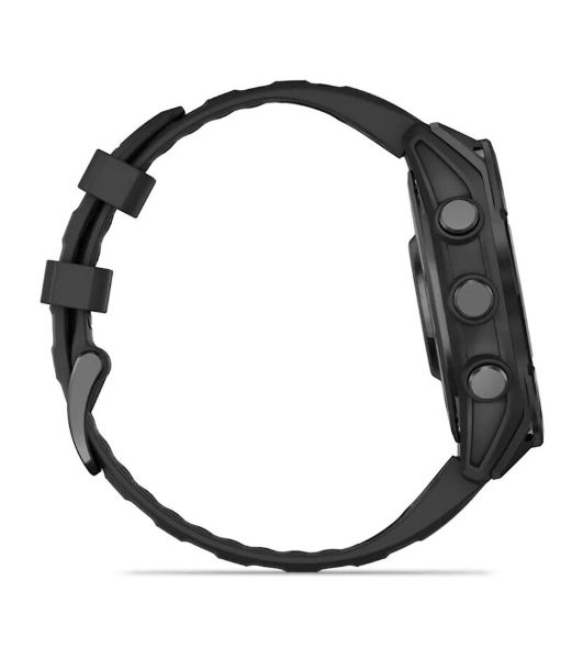 Умные часы Garmin Fenix 8 1.4" AMOLED, Wi-Fi, Bluetooth, NFC, 100м, серый / черный