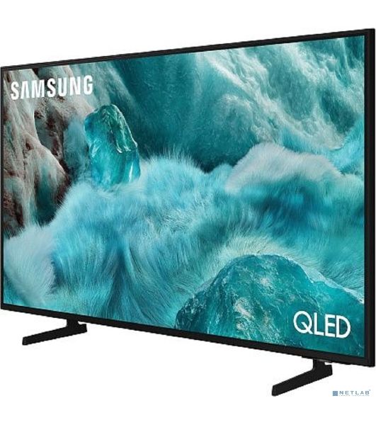 Телевизор Samsung 43" QE43Q7FAAUXRU черный QLED 4K UHD 60Hz Smart TV