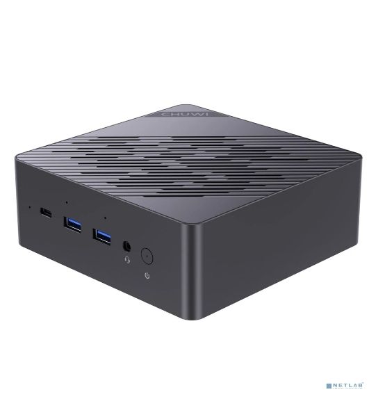 Компьютер Chuwi AuBox AMD Ryzen AI 9 365(2Ghz)/32768Mb/1024PCISSDGb/Int:AMD Radeon 880M/BT/WiFi/war 1y/0.74kg/Gold+Black/Win11Pro + Aluminum+plastic/RAM slot*2/bracket/USB2.0*1/USB3.2*2/USB3.0*1/Type-C*2/HDMI*1/DP*1/RJ45*2/WIFI6/BT5