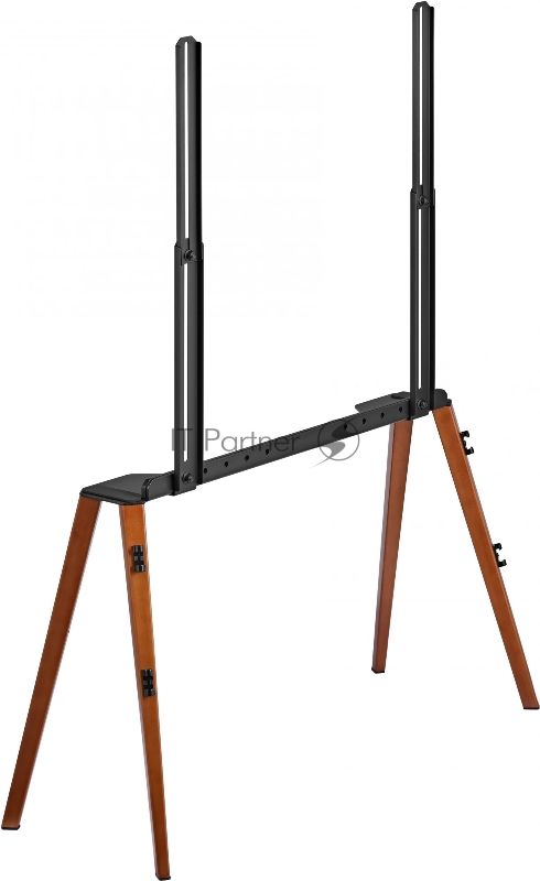 Подставка для телевизора Cactus CS-ST3646BKWN черный/орех, 49"-75" макс. 40 кг, напольный