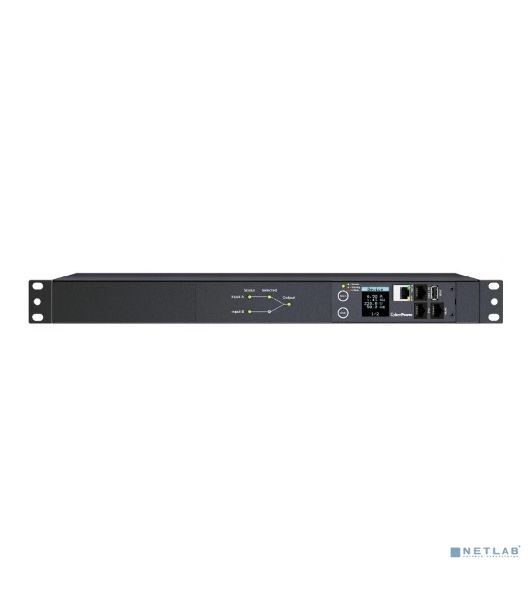 Блок распределения питания ATS CyberPower 1U type, 16Amp, plug IEC 320 C20, (8) IEC 320 C13 (2) IEC 320 C19