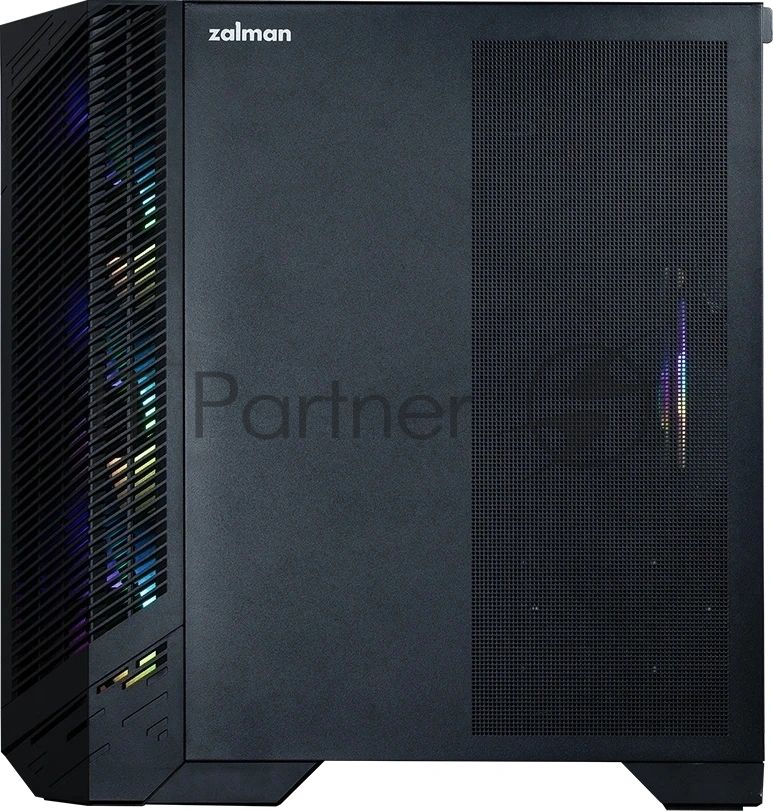 Корпус ZALMAN D50, ATX, BLACK, WINDOW, 2x3.5", 3x2.5", 1xUSB TYPE-C, 2xUSB3.0, FRONT 1xXF360, REAR 1xXF120