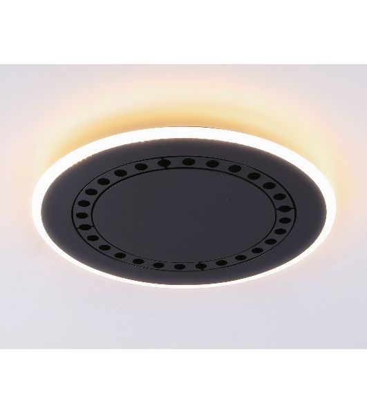 Светильник Ambrella light FL51407 BK черный 3000K/4200K/6400K 56W D485*40 (ПДУ ИК)
