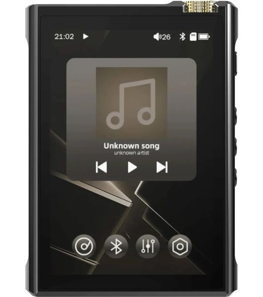 Плеер Hi-Fi Flash Digma Pro XT7 черный/золотистый/3.5"/microSD/microSDHC